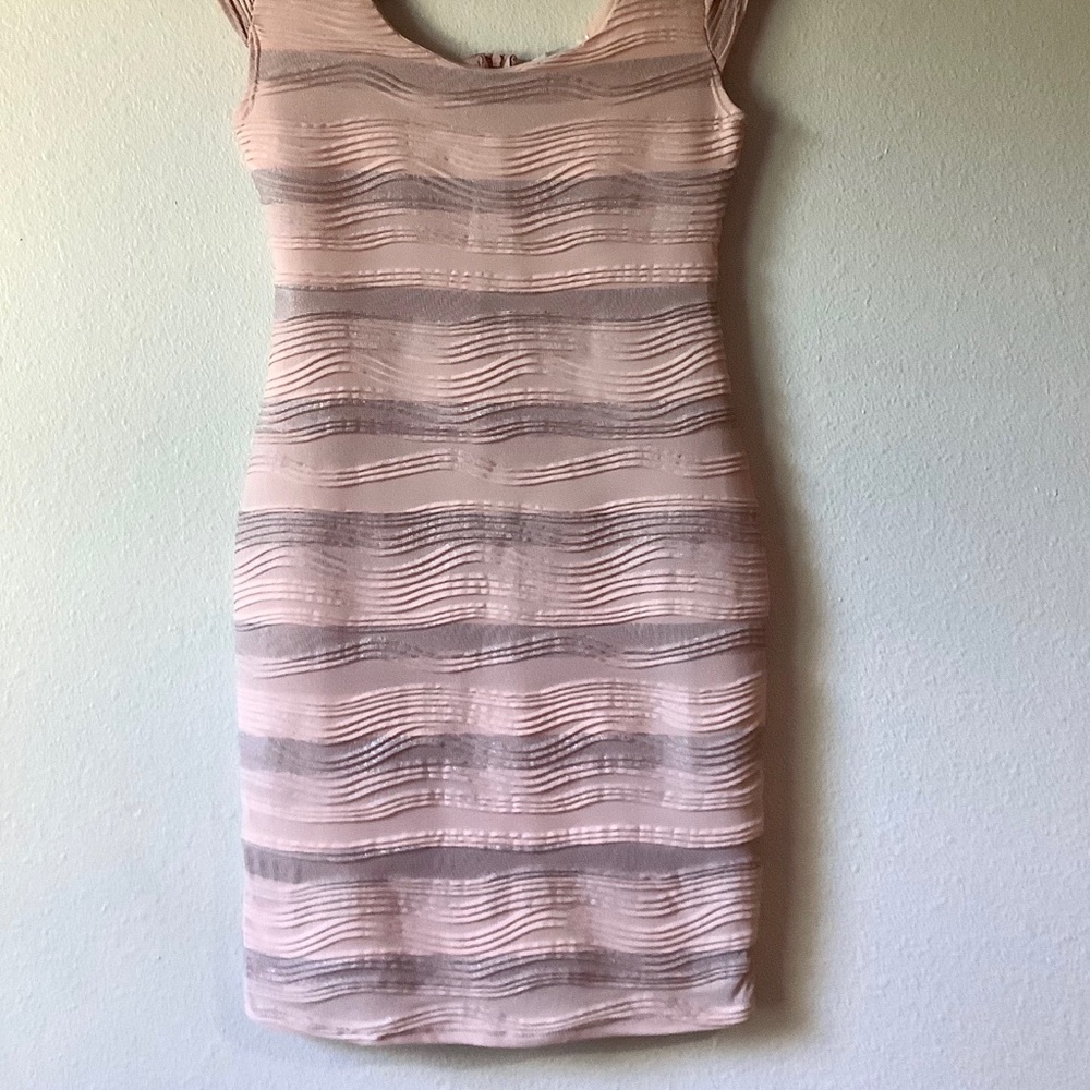 Light pink mini dress